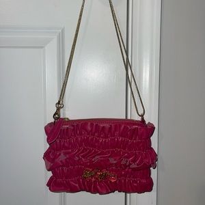 Pink Leather Betsy Johnson Bag